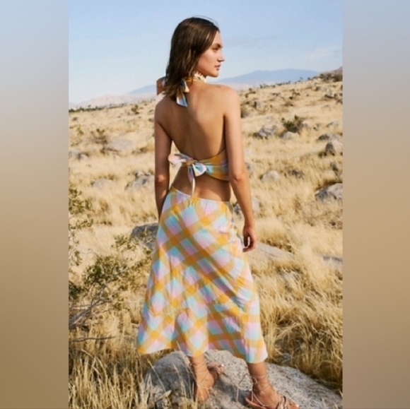 Free People Maria Madras Plaid Set - Picture 2 of 6